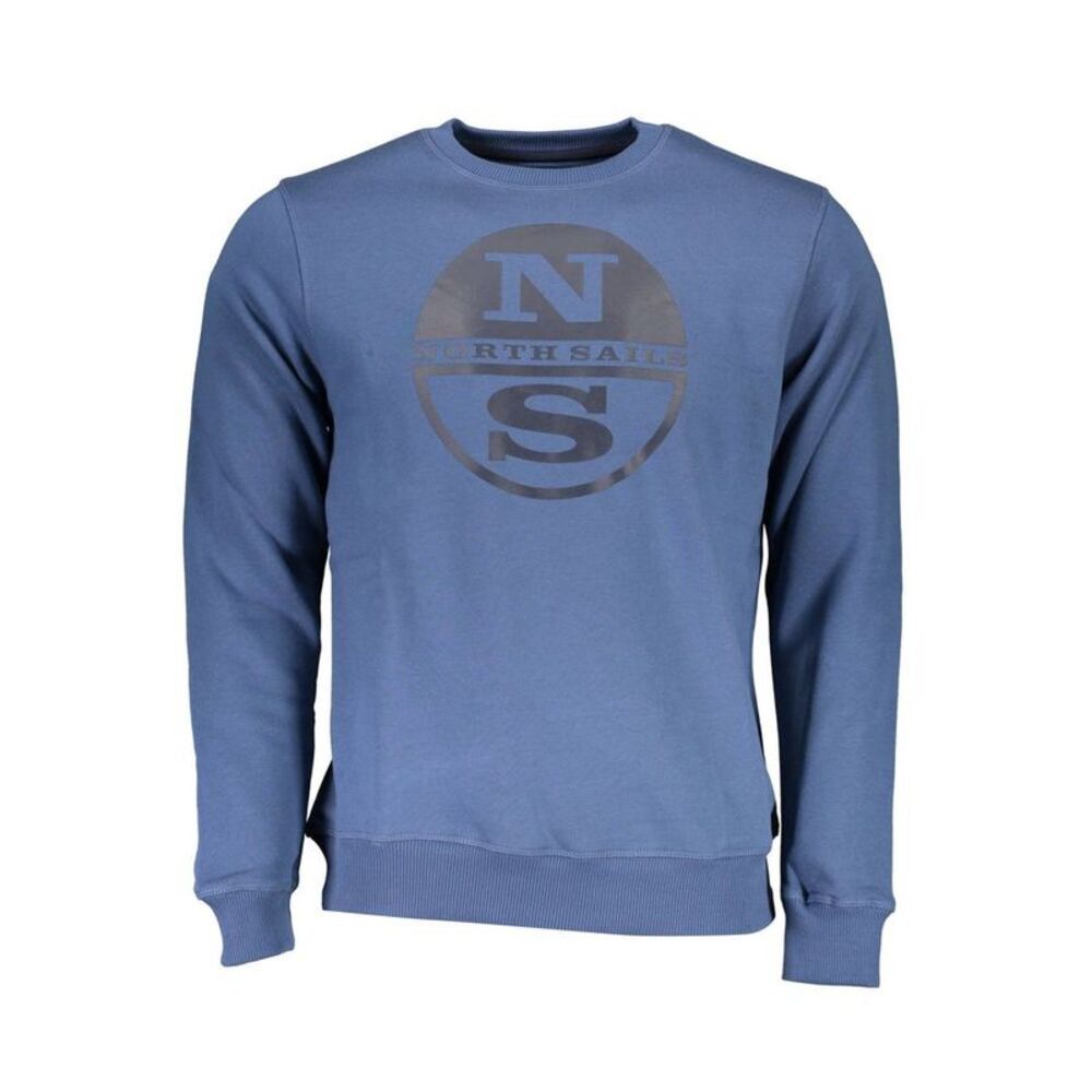 North Sails Blu Cotton Men's Men's Sweatshirt